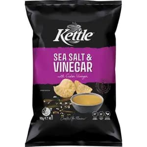 Sea Salt & Vinegar Chips - Kettle
