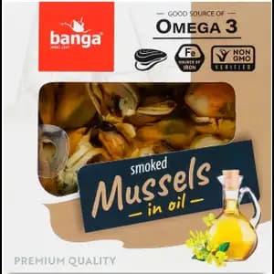 Smoked Mussels in Olive Oil - Banga