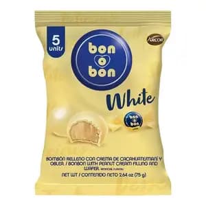 White Chocolate & Peanut Cream Snacks - Bon o bon