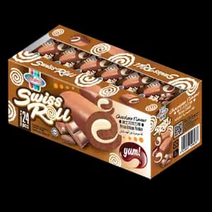 Swiss Roll Chocolate Flavour - Jeram's