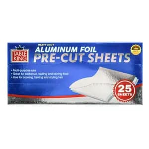 Aluminum Foil Pre-Cut Sheets - Table King