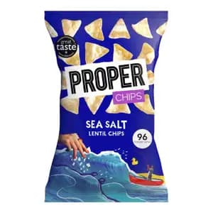 Sea Salt Lentil Chips - Proper Chips