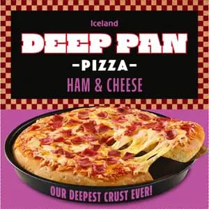 Deep Pan Ham & Cheese Pizza - Iceland