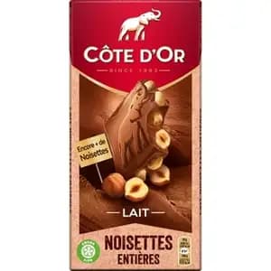 Milk Chocolate with Whole Hazelnut - Côte D'or