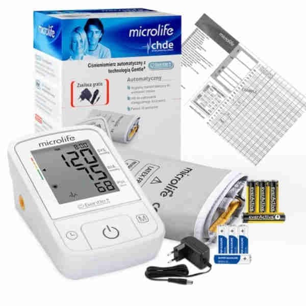Blood Pressure Monitor with Gentle+ Techonoly A2 Basic - Microlife