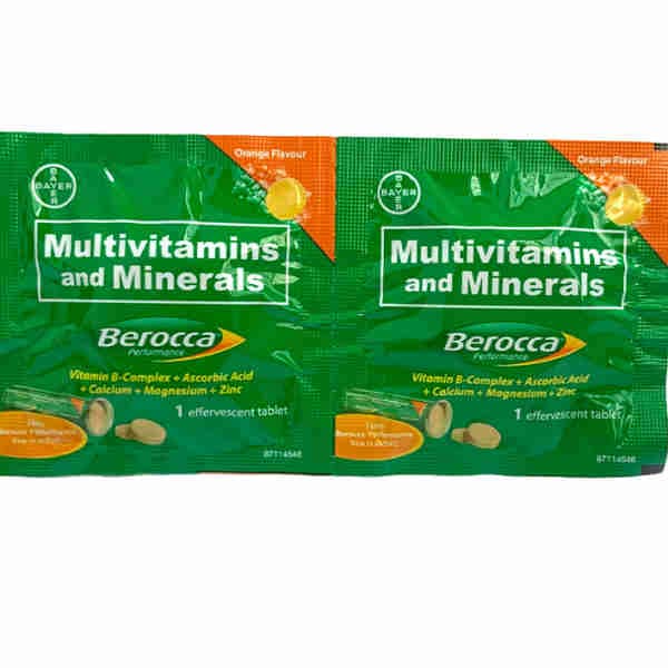 Vitamins Calcium & Magnesium Effervescent Tablets Orange Flavour