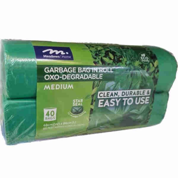 Garbage Bag in Roll Oxo Degradable Medium
