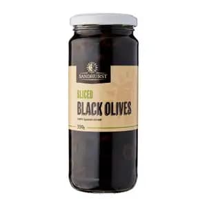Sliced Black Olives - Sandhurst