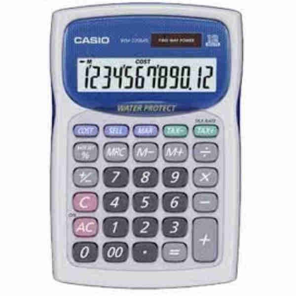 White Water Protected and Dust-Proof Big Calculator