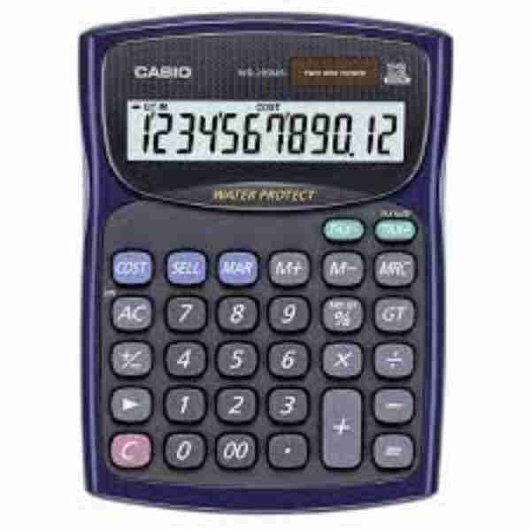 Black Water Protected and Dust-Proof Big Calculator