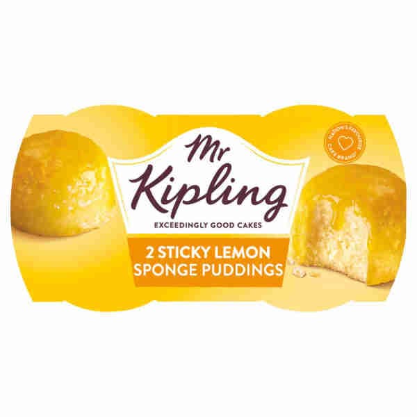 2 Lemon Sponge Puddings - Mr Kipling