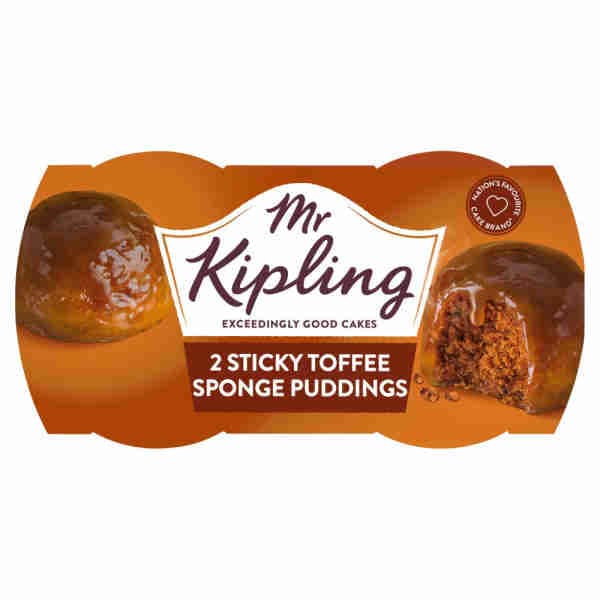 2 Sticky Toffee Sponge Puddings