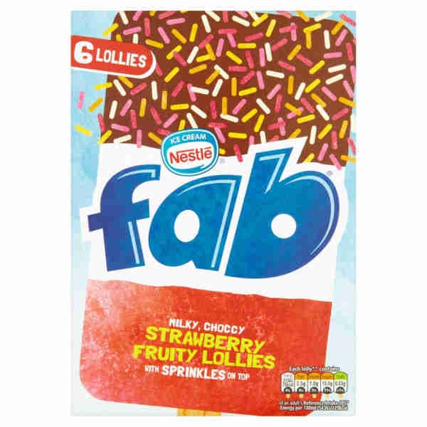 Fab Strawberry Lollies