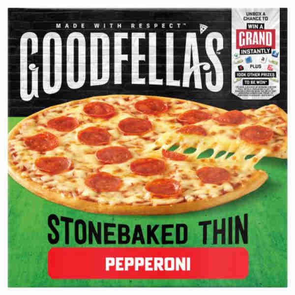 Stonebaked Thin Pepperoni Pizza