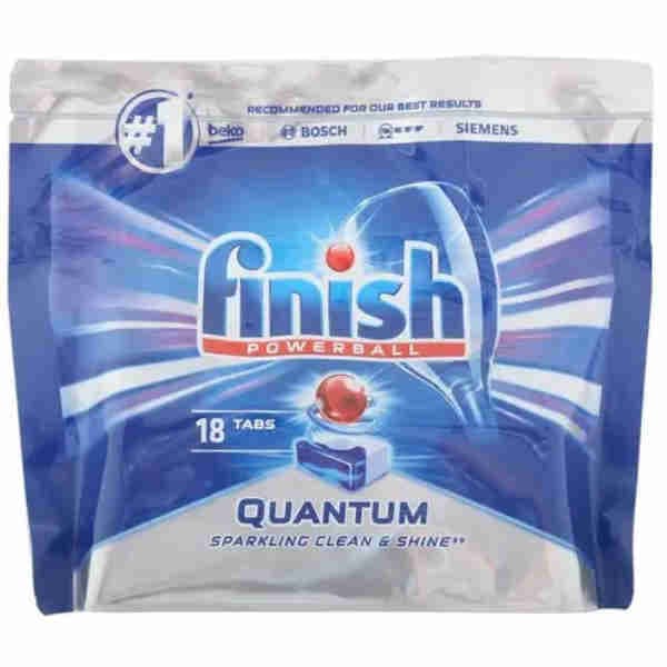 Powerball Quantum Sparkling Clean and Shine Dishwasher Tabs - Finish