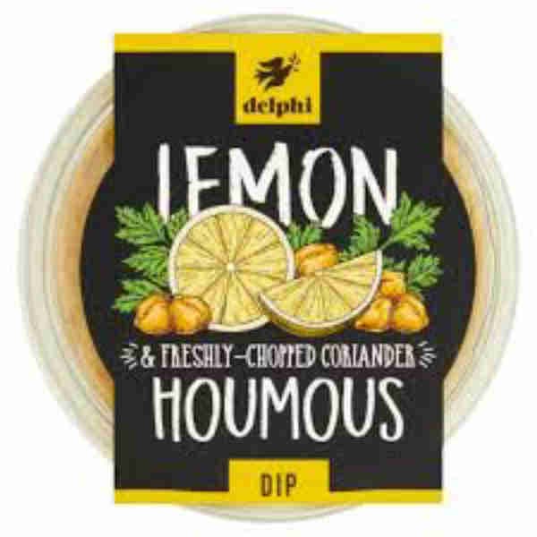 Lemon & Freshly-Chopped Coriander Hummus Dip