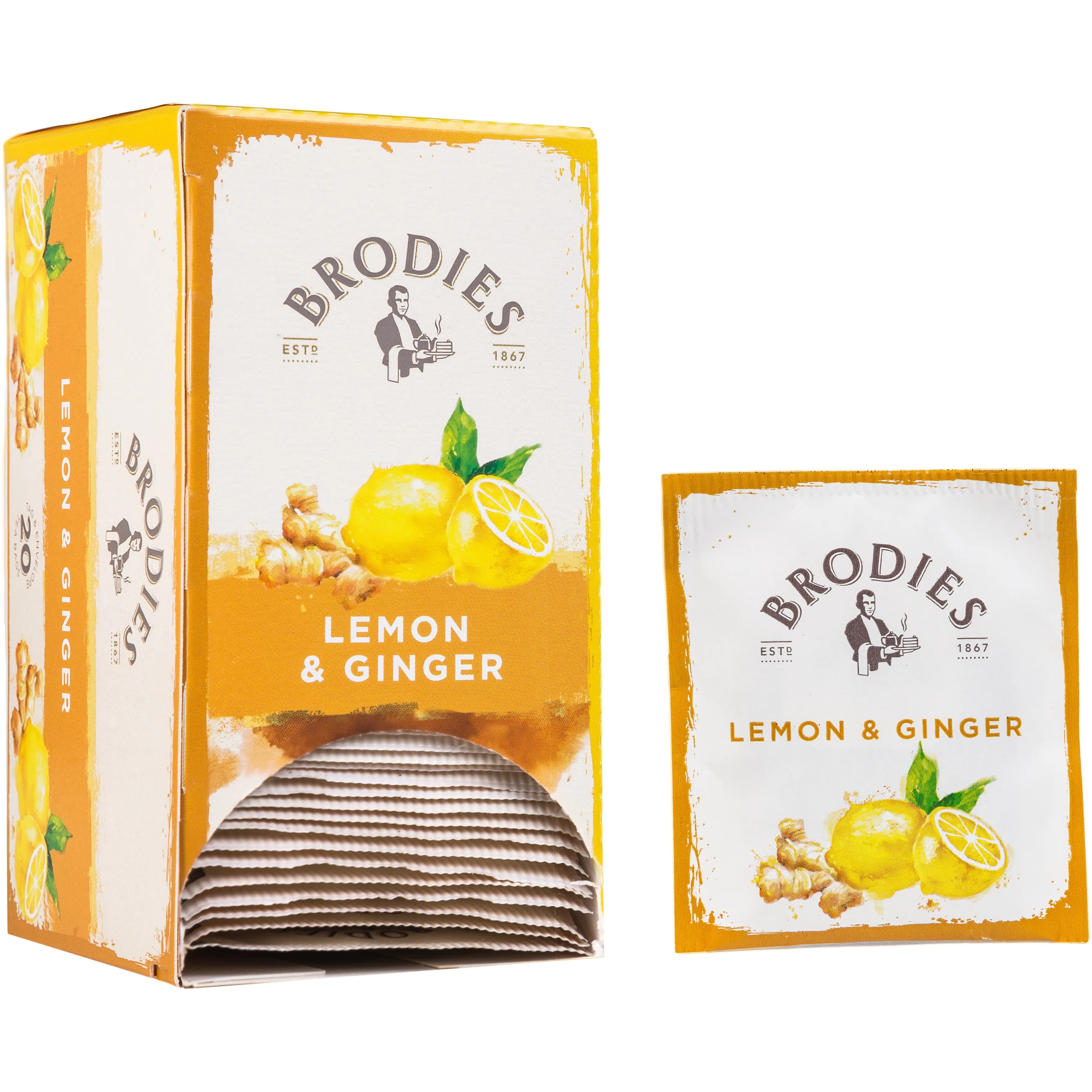 Lemon & Ginger Tea Bags