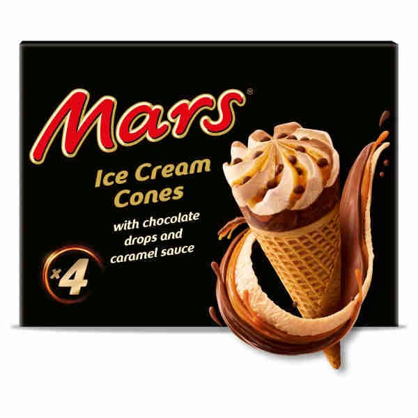 Mars Ice Cream Cones