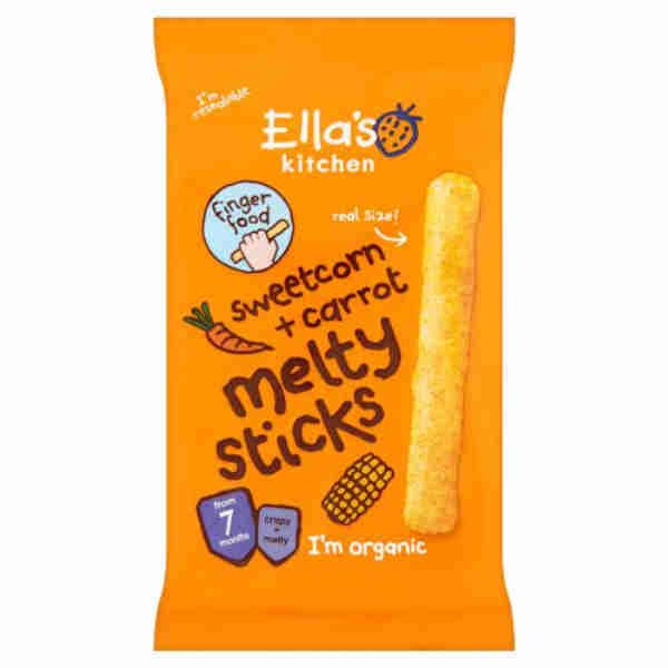 Sweetcorn + Carrot Melty Sticks