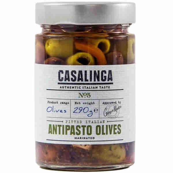 Pitted Italian Antipasto Olives Miranated