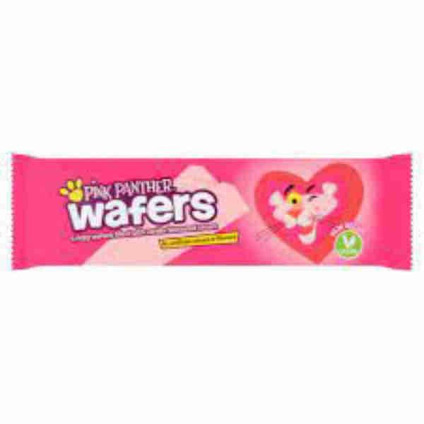 Wafers Filled with Vanilla Cream - Pink Panther
