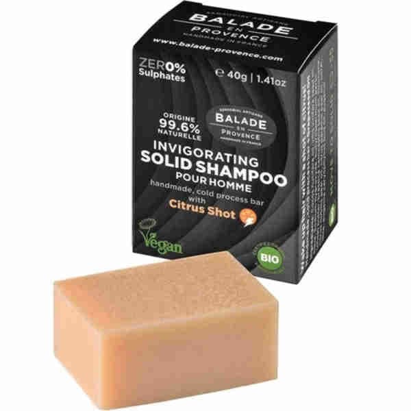 Invigorating Solid Shampoo with Citrus Shot