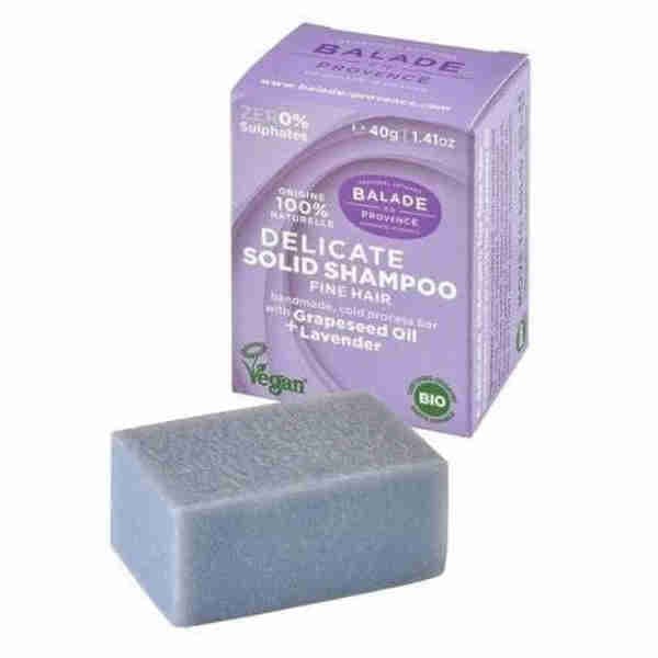 Delicate Solid Shampoo Fine Hair with Grapeseed Oil & Lavender