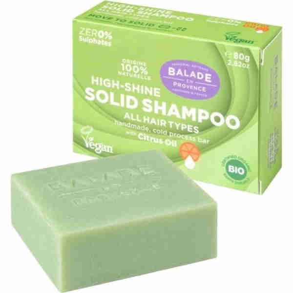 High Shine Solid Shampoo All Hair Types with Citrus Oil