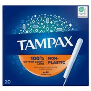 Non-Plastic Super Plus Tampon - Tampax