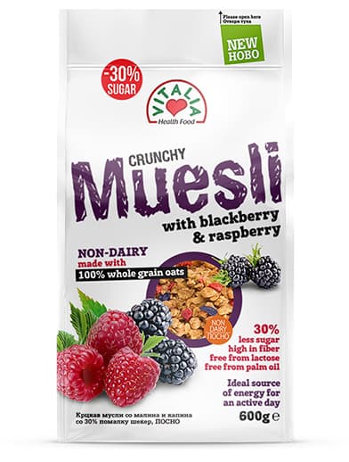 Crunchy Muesli with Blackberry & Raspberry