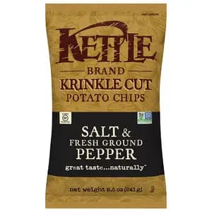 Salt & Fresh Ground Pepper Chips - Kettle