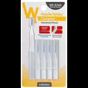 White Compact Interdental Brush - Pearlie White