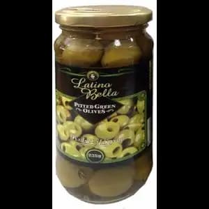 Pitted Green Olives - Latino Bella