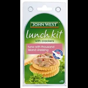 Lunch Kit with Crackers, Tuna & Thousand Island Dressing - John West