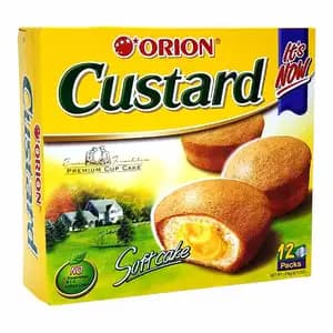 Orion Custard Soft Cake X12