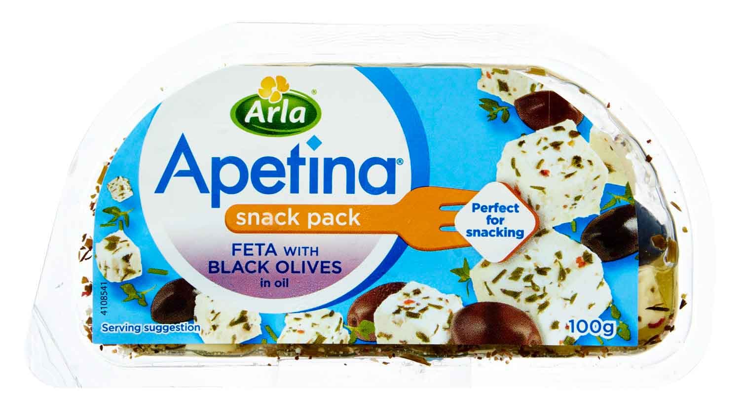 Apetina Feta with Black Olive in Oil - Arla