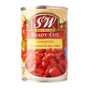 Tomatoes Diced No Added Salt - S&W