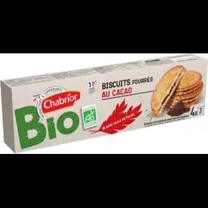 Organic Cacao Stuffed Biscuit - Chabrior