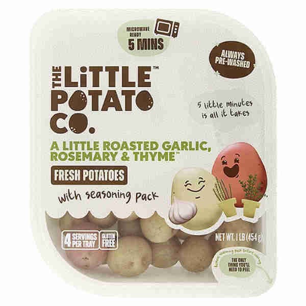 A Little Roasted Garlic, Rosemary & Thyme Fresh Potatoes with Seasoning Pack