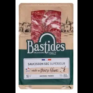 Dry Sausage with White Pepper - Bastides