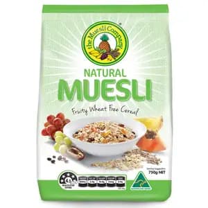 Natural Muesli Fruity Wheat Free Cereal - The Muesli Company