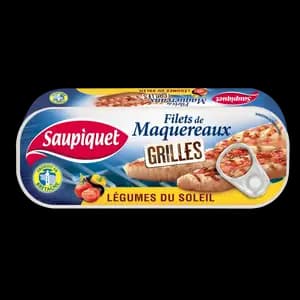 Grilled Mackerel Fillets with Sun-Dried Vegetables - Saupiquet