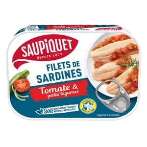 Sardine Filets with Tomato & Vegetables - Saupiquet