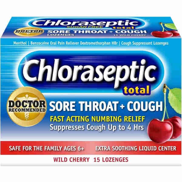 Sore Throat Cough Wild Cherry