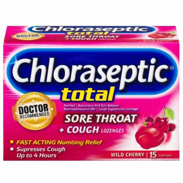 Sore Throat Cough Wild Cherry