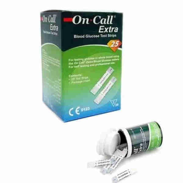 Extra Blood Glucose Test Strips - On-Call