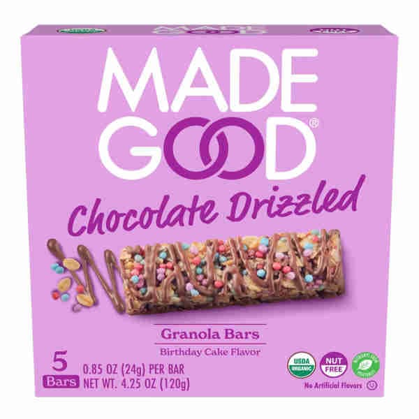 Granola Bars Chocolate Drizzeled - Made Good