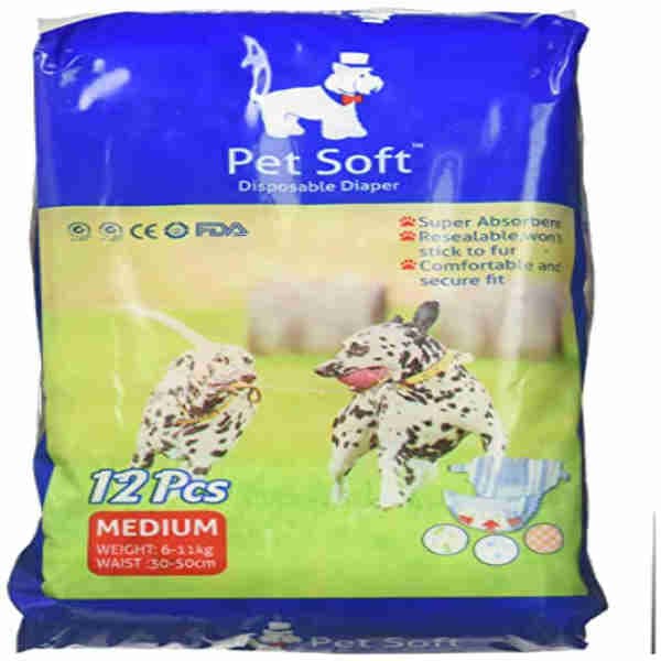 Disposable Diaper Medium - Pet Soft