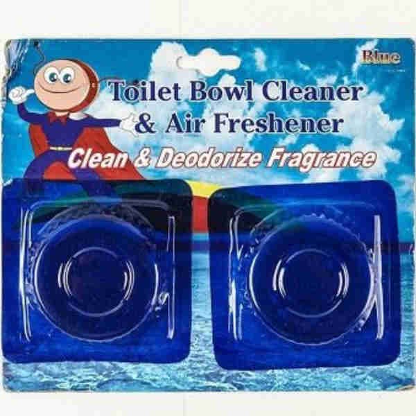 Toilet Bowl Cleaner & Air Freshener - Blue Worker