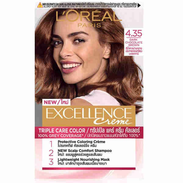 Excellence Creme Hair Color Dark Chocolate Brown